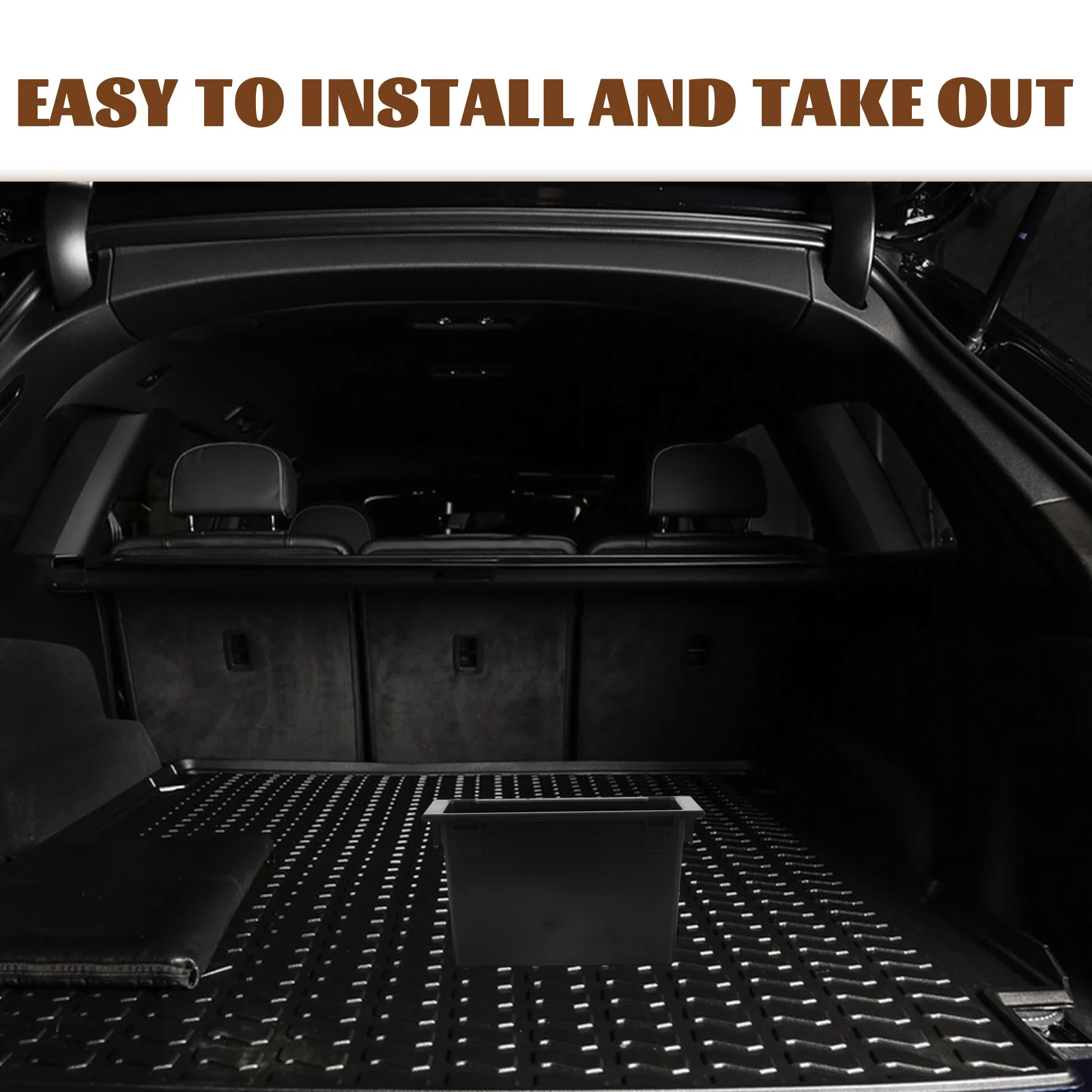 

Single Din Car Stereo Radio Storage Box Compatible for Mazda Dash Trim Cd Player Holder Auto Dashboard Pocket Organizer Car