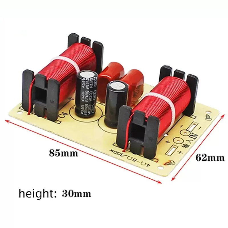 Alta potência Home Theater Speaker Splitter, 3 divisórias para alta, média e baixa frequência de resposta, DIY, 150W, 1 Pc Lot