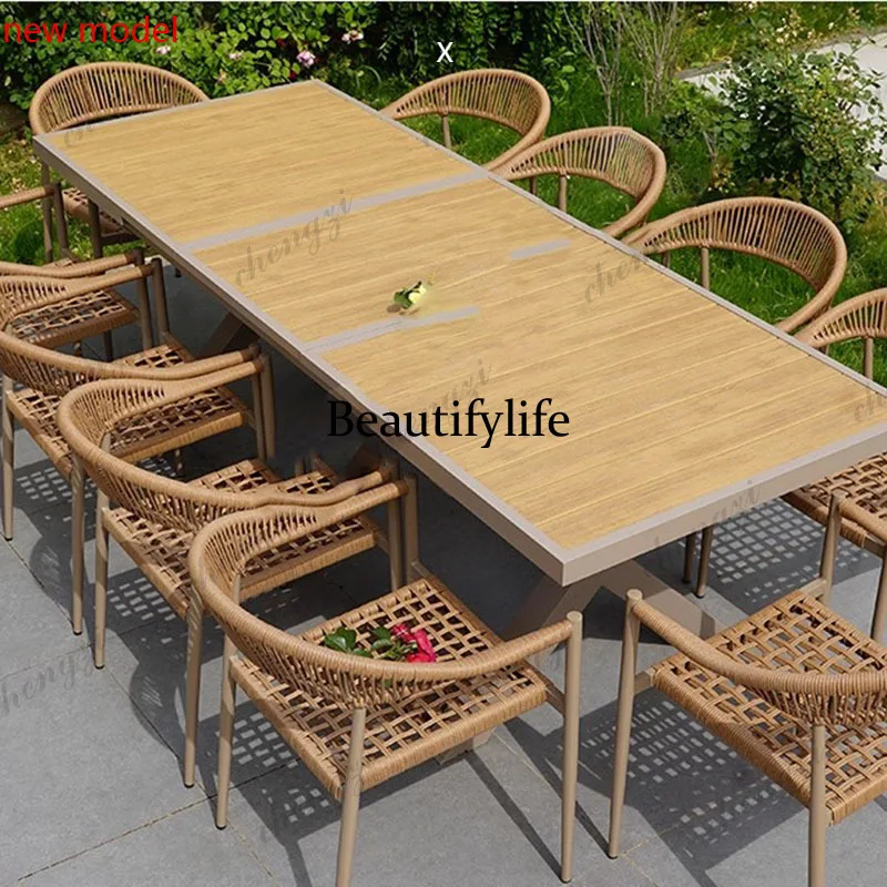 

Retro Wood Garden Furniture Sets Boho Rattan Garden Furniture Sets Fabric Kids Loungeset Garten Patio Furniture Outdoor SetN138