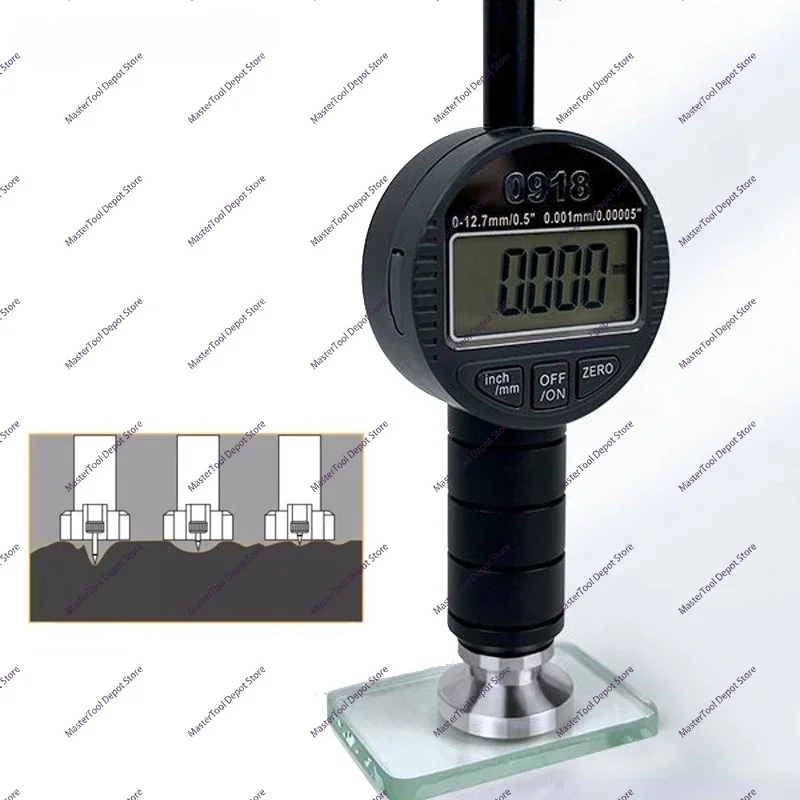 0918 Digital Portable Surface Roughness Tester, Shot Peening Anchor Tester, Sandblast Depth Tester Measuring Tools