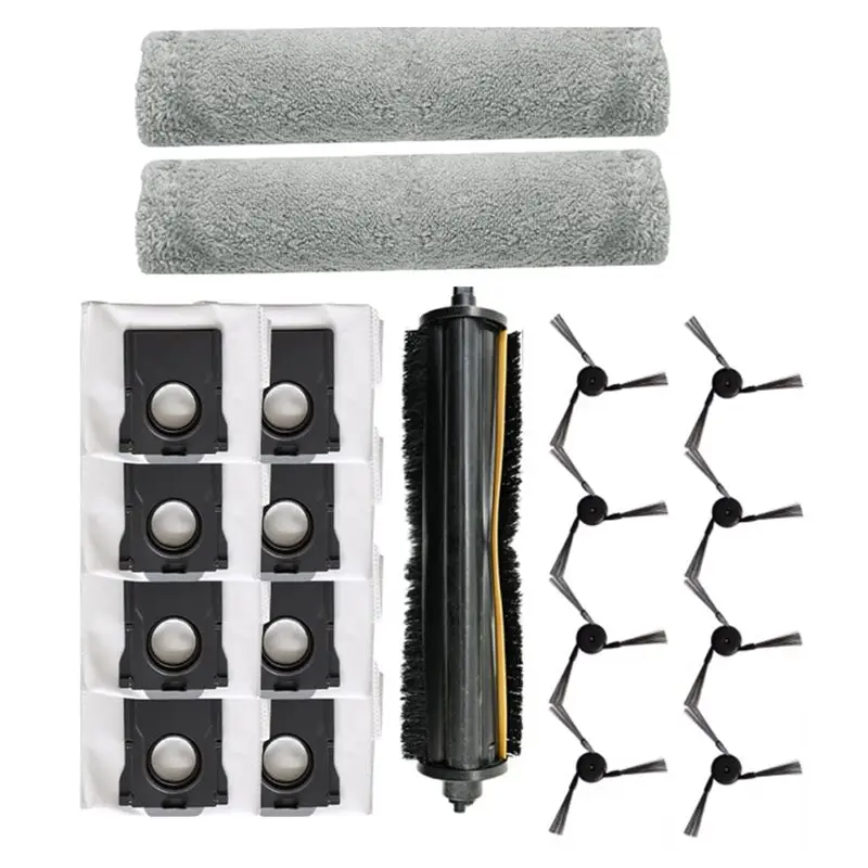 

Насадка для пылесоса Dreame Mova Z5 / Z5 Pro / Z50 Ultra: роликовая щетка с защитой от наматывания волос, мешок для пыли, боковая щетка, трековая насадка-швабра