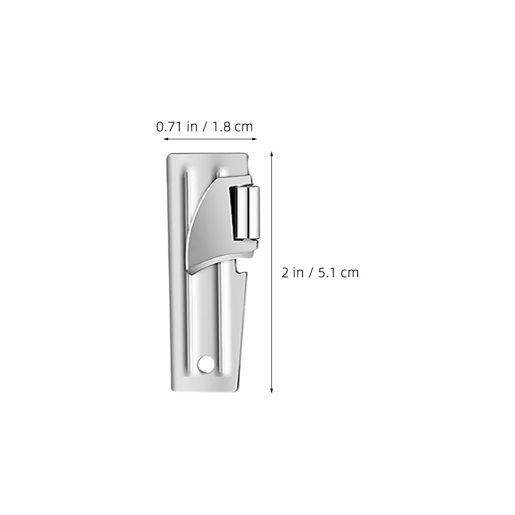 

10pcs Can Opener Stainless Steel Manual Portable Bottle Lid Opener For Kitchen Camping Survival