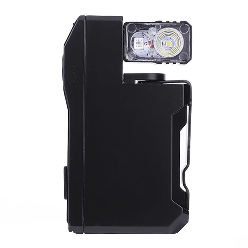 EDC Pocket Flashlight Mini Flashlight Rechargeable 180 Degree Rotating Flashlight Portable Flat Flashlight for Outdoor Emergency