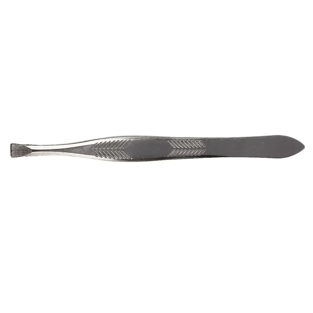 Silver Tone Stainless Steel 3.5" Length Tweezer for Eyebrow