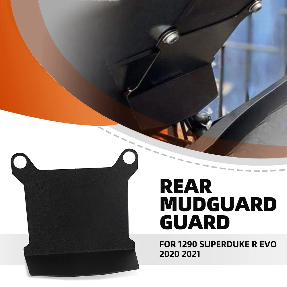 

For 1290 Superduke R Evo 2020 2021 Motorcycle Mudguard Rear Tire Hugger Fender Shock Shield Protect Plank Accessories ALUMINIUM