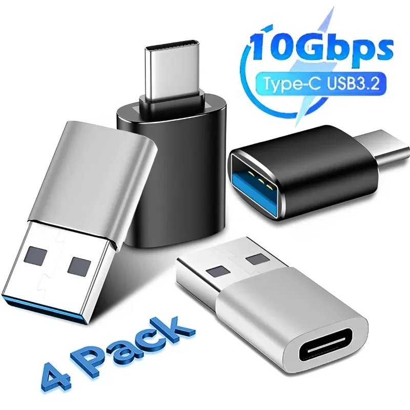 USB 3.2 Type-C 10Gbps OTG محول نوع C USB C ذكر إلى USB 3.2 أنثى محولات لماك بوك Xiaomi سامسونج USBC OTG موصل #1