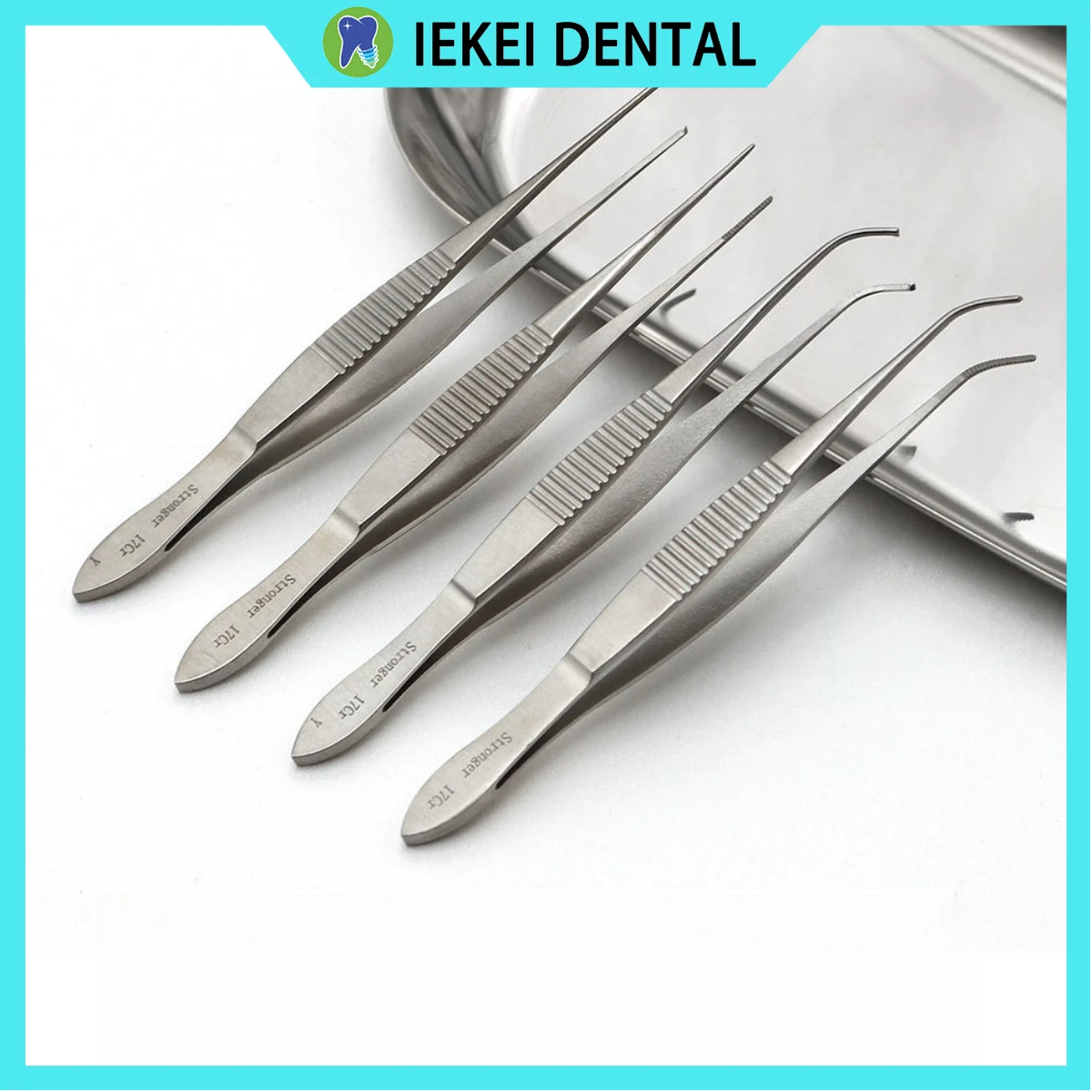 

Titanium Alloy Dental Microscope Forceps 11cm Medical Device Dental Forceps