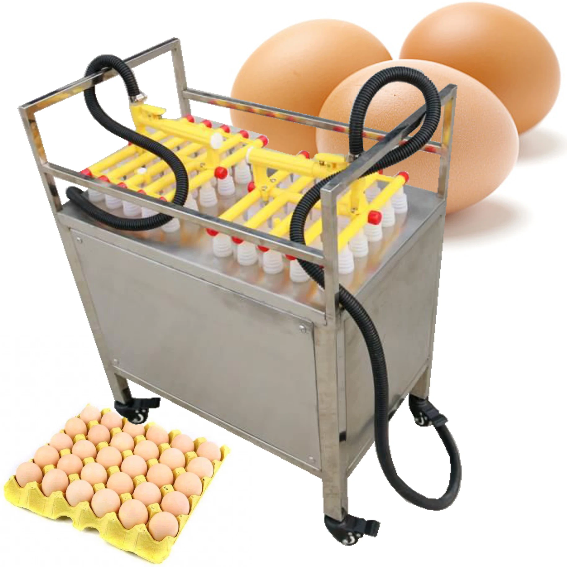304ss Automatic 60 Eggs Suction Machine Egg Lifting Vacuum Lifter HJ-CM040D
