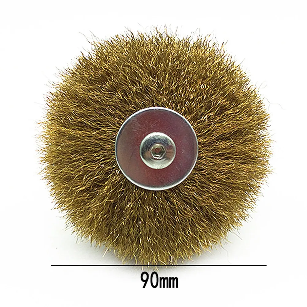 Steel Wire Polishing Abrasive Wheel Brush Drill Accessory for Rotary Tools Surface Cleaning Rust Removal Polishing view 4