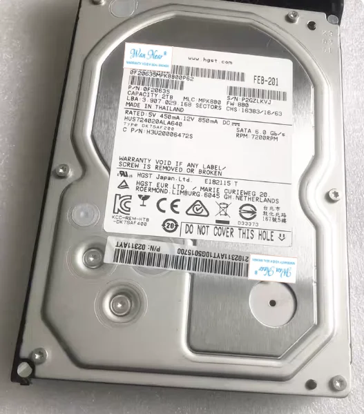 

Для жесткого диска Huawei 02311AYT 2T SATA 3.5-дюймового формата RH2488 RH2288H RH5885 V5 V3 V2