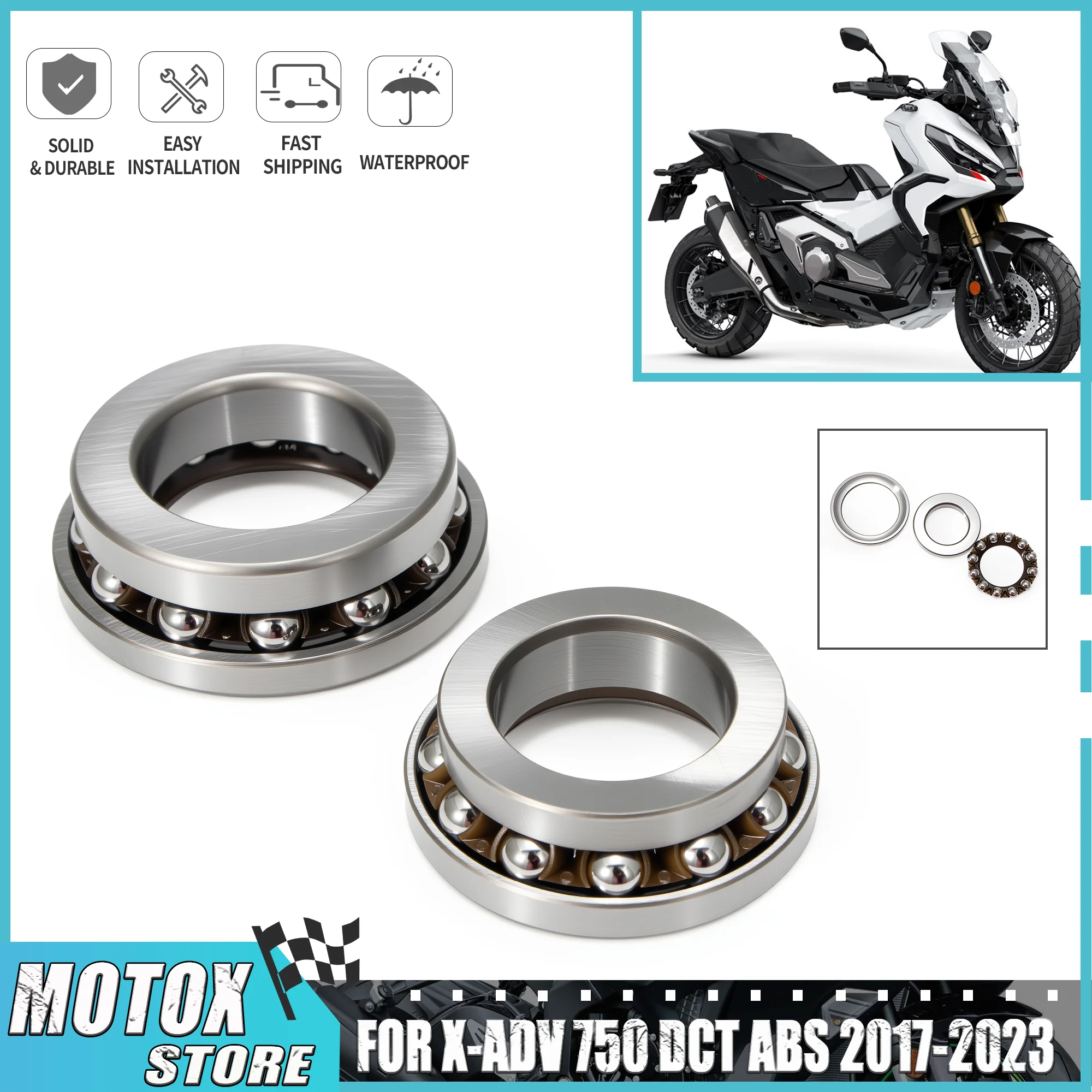 

Конический роликовый подшипник рулевого управления мотоцикла, подходит для Honda 2017-2023 X-ADV750 XADV 750 X-ADV 750 2018 2019 2020 2021 2022