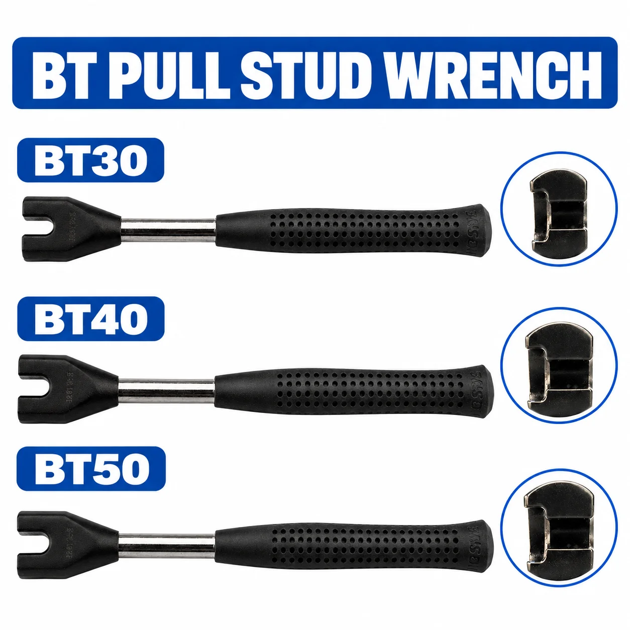 BT30 BT40 BT50 Pull Stud Wrench Spanner for CNC Machine Tool Holder Installation and Maintenance Accessory