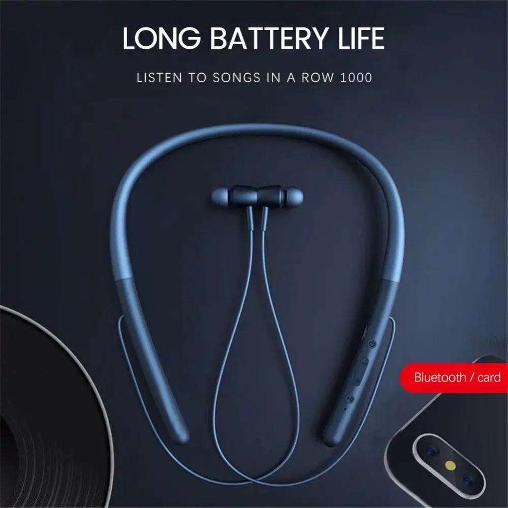 Magnetic Wireless Earphone Bluetooth 5.0 R12 Neckband Sport Earbuds Music Headset Waterproof Handsfree Calls With Microphone