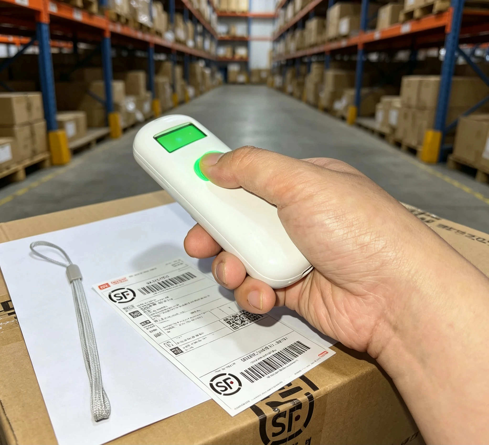 Portable 3 in 1 Bluetooth 2D Barcode Scanner Wireless Automatic QR Bar Code Reader Scan Gun for Warehouse Supermarket Store
