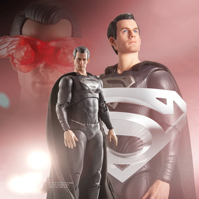 

Authentic DC Blackout Superman series movable figurine toys and ornaments, movie and television humanoid models, boys' gifts