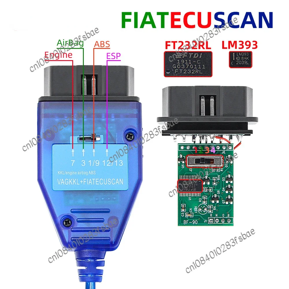 

Vagkkl подходит для Fiat Ecuscan Ft232rl переключатель ABS Коробка передач двигателя EPs