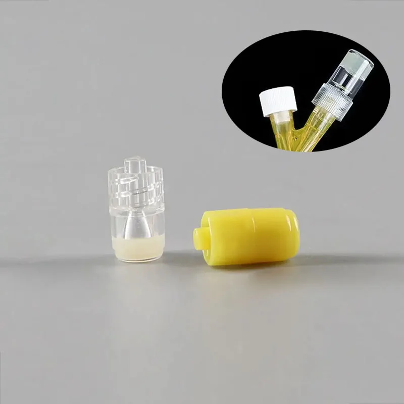 100 disposable heparin caps for intravenous catheterization in animals, heparin caps for dogs, cats, and animals, consumables