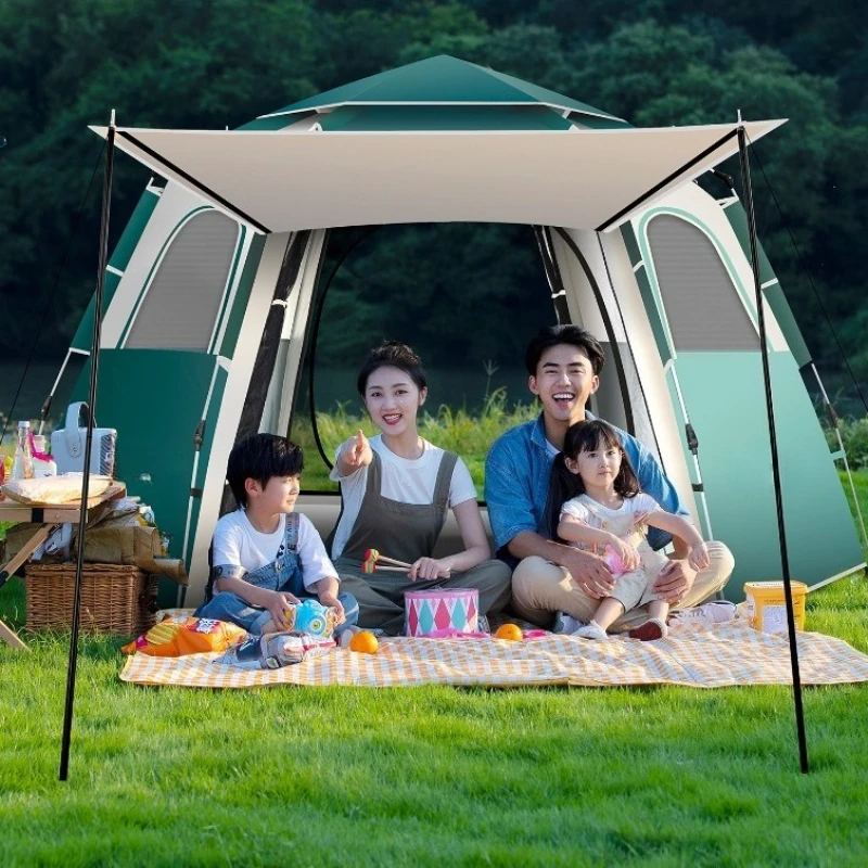 Nature Hike Folding Awning Camping Tent Travel Light-Weight Camping Tent Fishing Beach Outdoor Tenda De Viagem Outdoor Tools