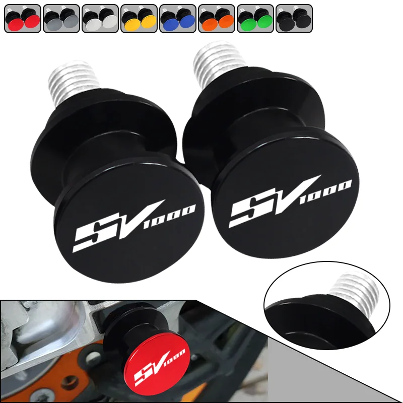 

NEW 2021 For SV1000 SV1000S SV 1000 1000S sv1000 2019-2022 Motorcycle Swingarm Slider Spools Stand Screws Protector sliders Kit