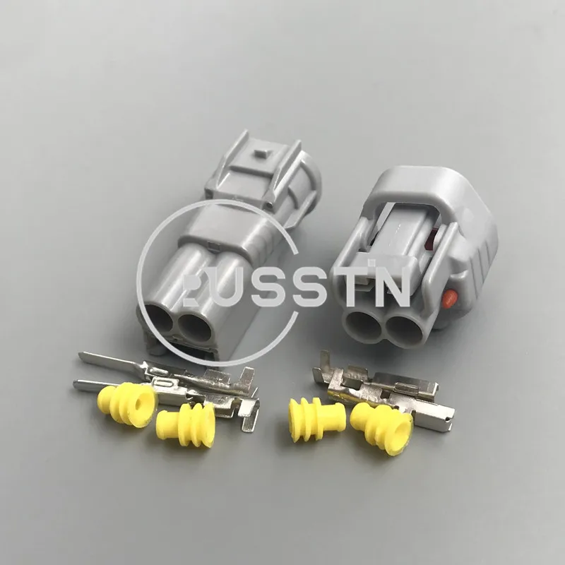 1 Set 2 Pin Quick Electronic Connector Cable Harness Auto Socket AC Assembly 6189-0249 6188-0266 6189-0239 90980-11156 For Car