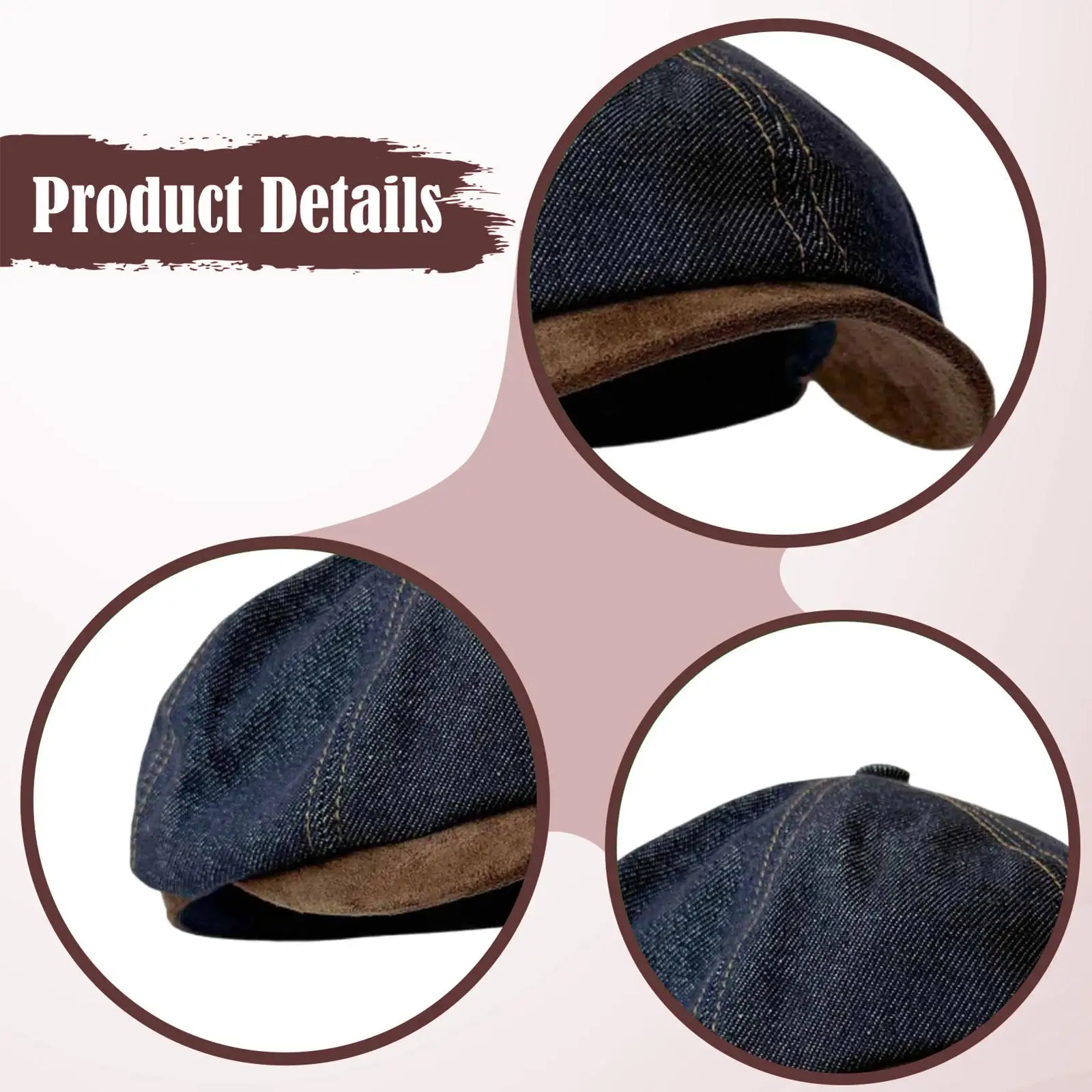 قبعة نسائية لموزع الصحف مريحة لرياضة الجولف وأعياد الميلاد والسفر في أعياد الميلاد #6