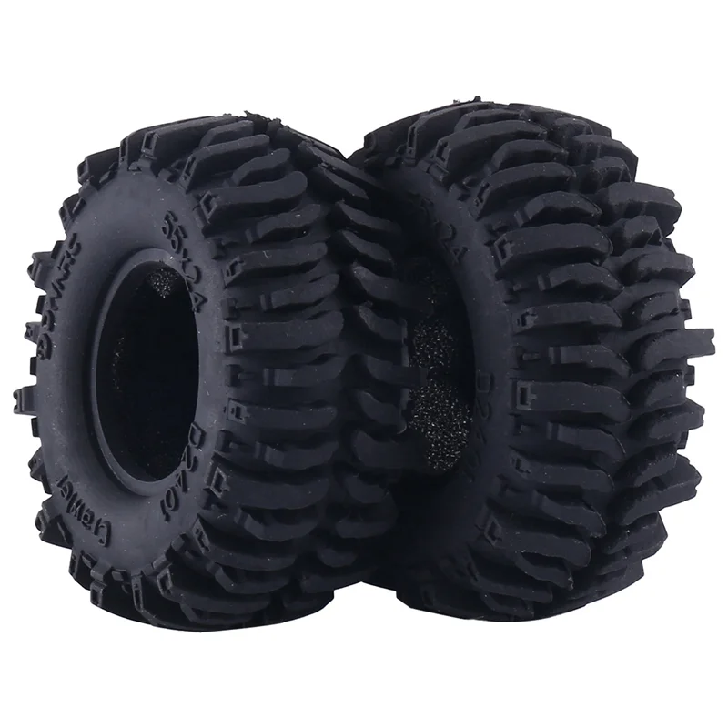 8 Buah 55X24Mm 1.0 Ban Karet Ban Roda untuk 1/18 1/24 RC Perayap Mobil Axial SCX24 AX24 FMS FCX24 TRX4M Suku Cadang Peningkatan