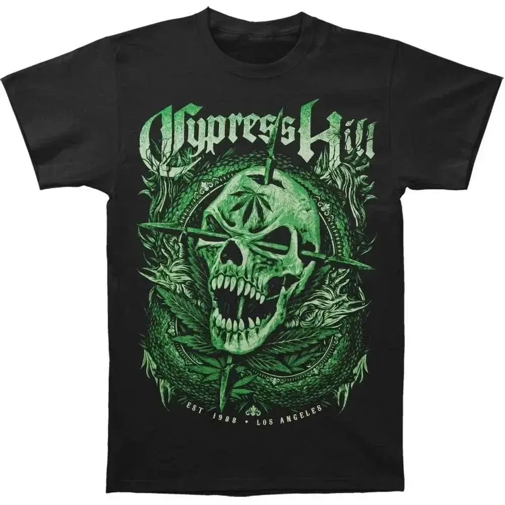 Cypress Hill Unisex T-Shirt Insane in The Brain Punk Tops Print T Shirt Trend Casual Loose Streetwear Rock High Street Clothing