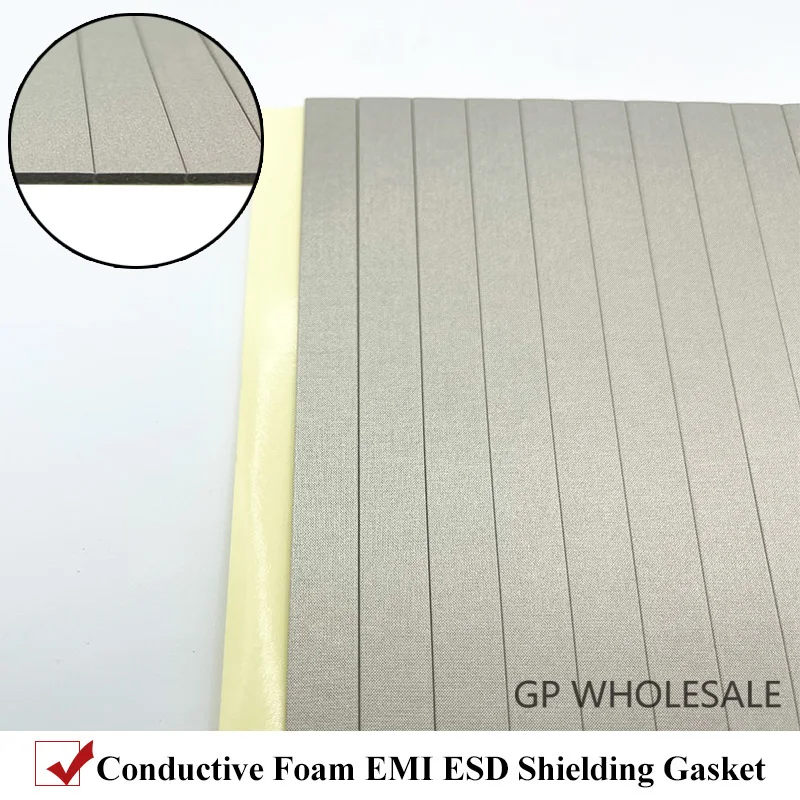 

20 шт./лот 10 мм * 2 мм * 150 мм проводящая пенопластовая губка EMI ESD экранирующая прокладка для ЖК-телевизора мобильного телефона ноутбука планшета GPS длина 150 мм