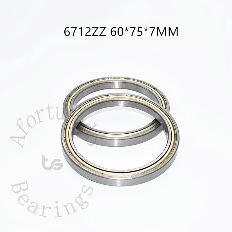 

Bearing 1pcs Metal Sealed 6712ZZ 60*75*7(mm) chrome steel High speed Mechanical equipment parts