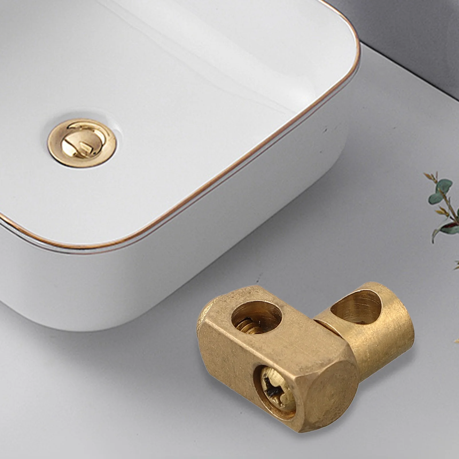 360 Degree Joint Piece Adjustable Metal Joint Bathroom Installations Easy Installation Long-lasting Durability Bathroom