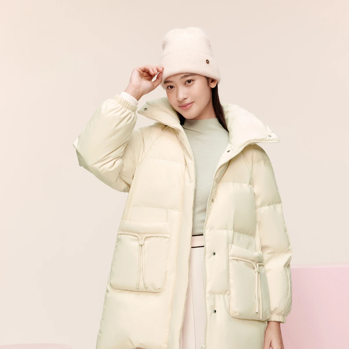 

BOSIDENG Новый 90% пуховик для женщин, теплая зимняя куртка, пуховик, утепленная теплая верхняя одежда