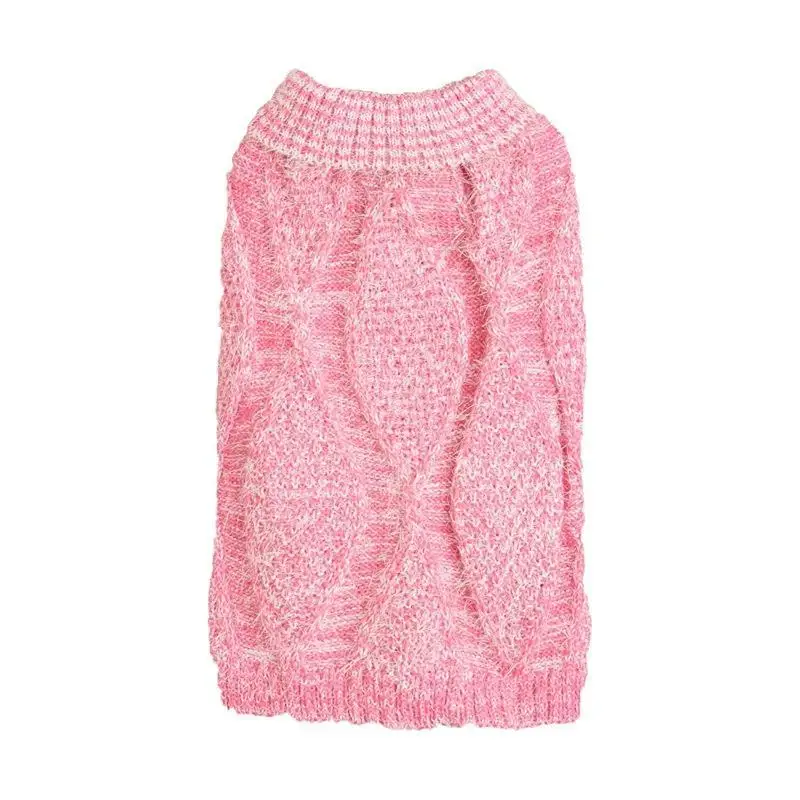 جرو الملابس بلون تشيهواهوا البلدغ البلوزات الصوف محبوك البلوز للكلاب الصغيرة الخريف الشتاء ملابس الحيوانات الأليفة XS-L #5