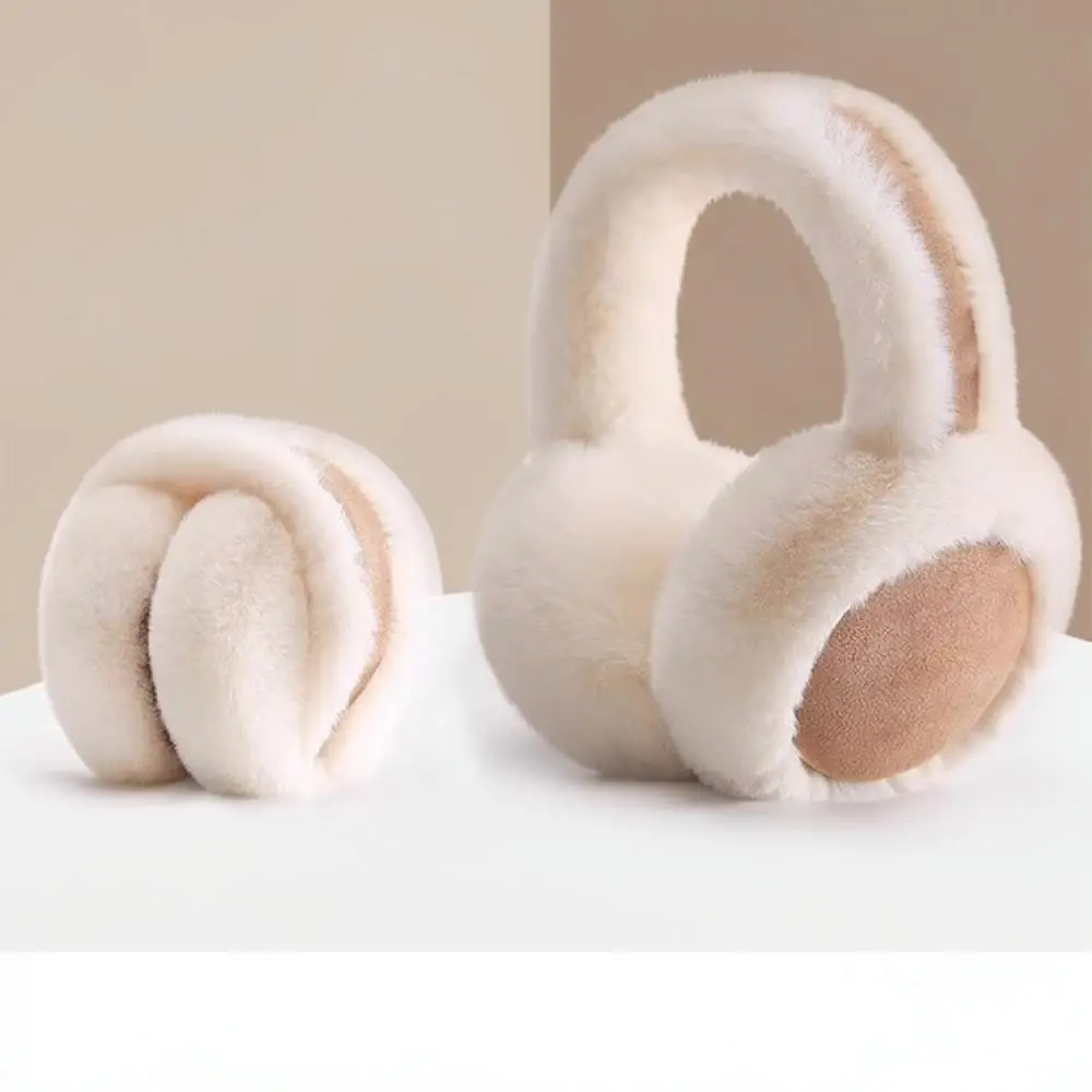 Thicken Warm Earmuffs For Yuanfeng Soft Ear Covers Winter Outdoor Cycling Windproof Thermal Protection Stylish Ear Warmers