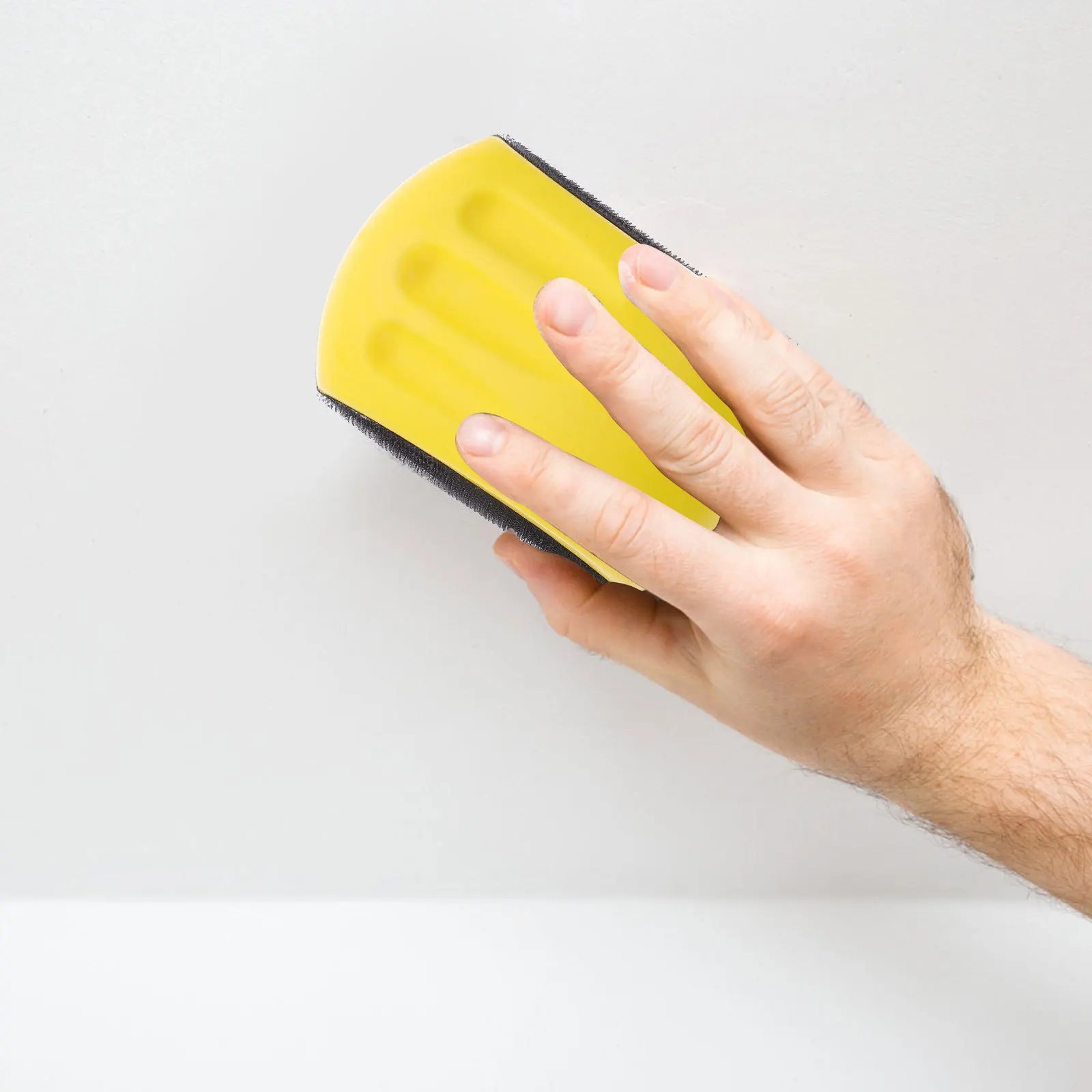 

ABS Mouse Shape Hand Sanding Block Polishing Pad Durable Safe Long Time Use Easy Grip Flat Bottom Wet Dry Sanding Discs