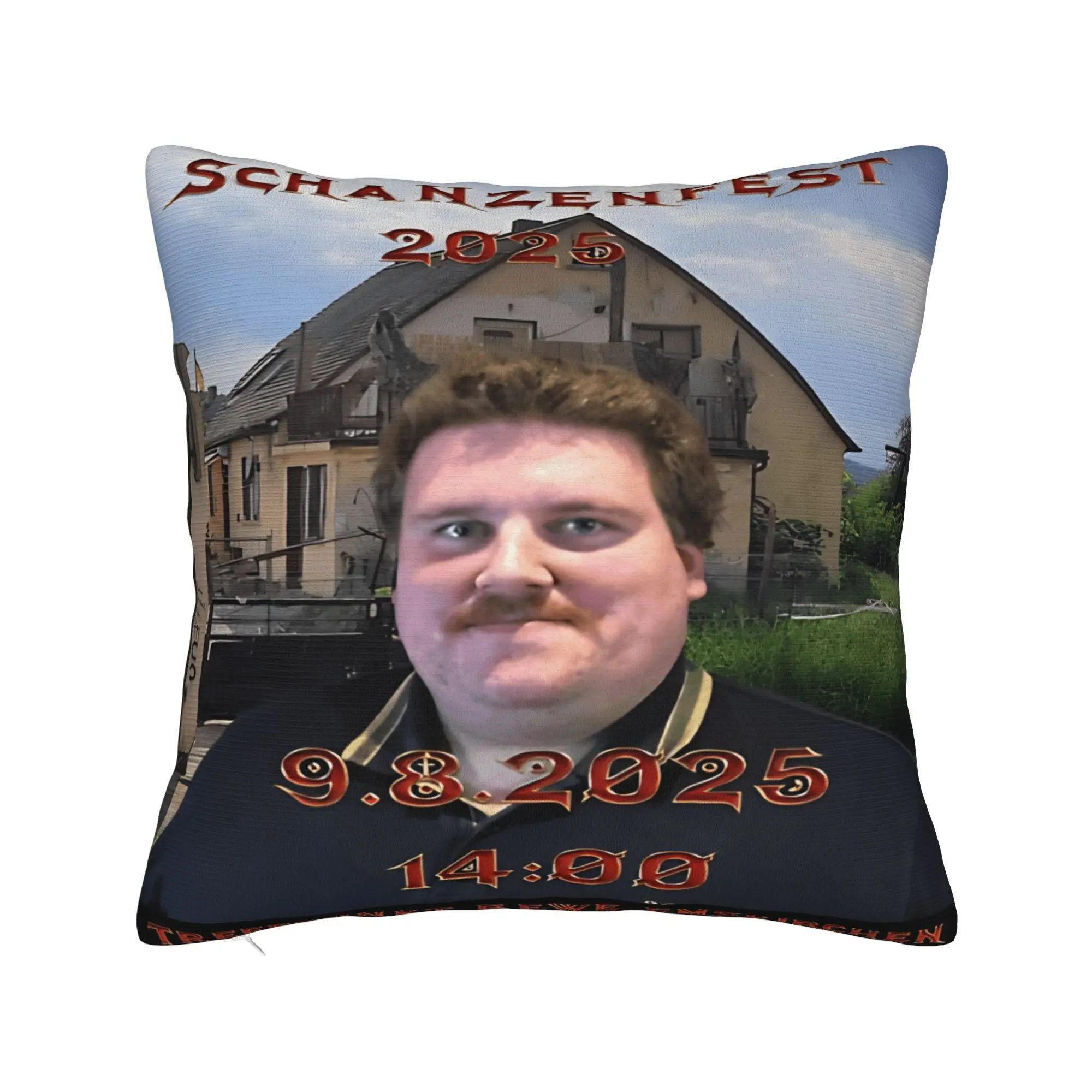 Drachenlord Dragon Lord Poster Rainer Winkler Pillowcases  Fashion Pillow Case For Living Room Chair Comfy Pillow Cover