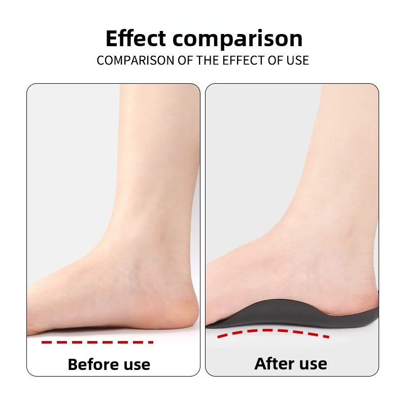 Supporto per arco plantare |   Solette corrette per metà arco - Solette per scarpe ortopediche per piedi piatti Soletta per arco plantare Tappetino da passeggio Supporto per la cura del piede plantare