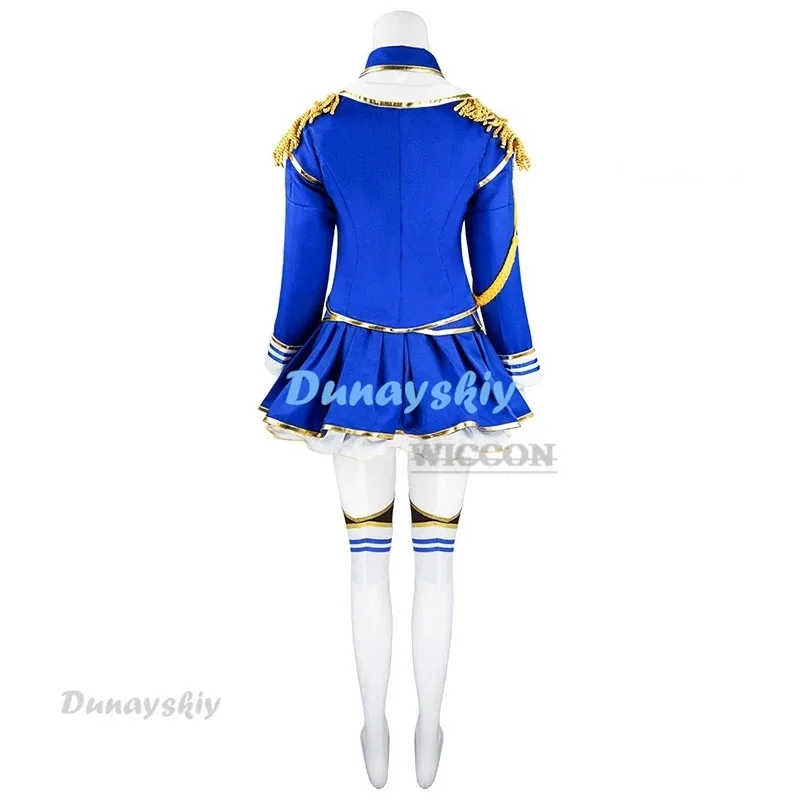 Juego Umamusume: Pretty Derby Daiwa Scarlet, disfraz de Cosplay, peluca con orejas, Anime Uma Musume, vestido de Asociación de carreras, traje de Halloween, cola