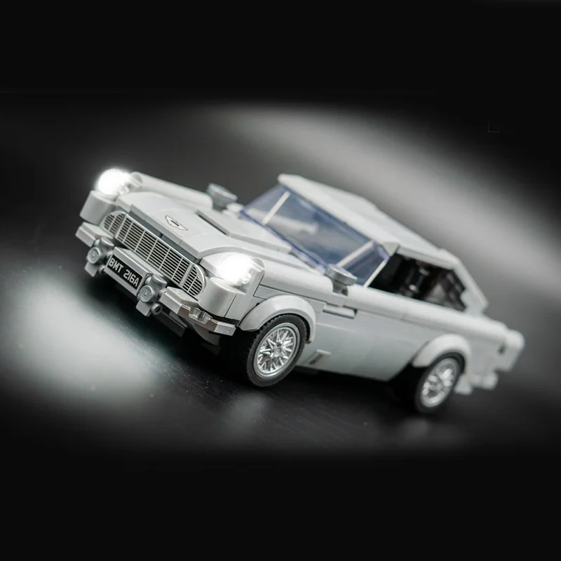 

2025 Игрушка «сделай сам» MOC-Aston Martin DB5, строительный блок 581, детали, набор скоростных автомобильных строительных блоков, подарок для детей, взрослых, на день рождения, Рождество
