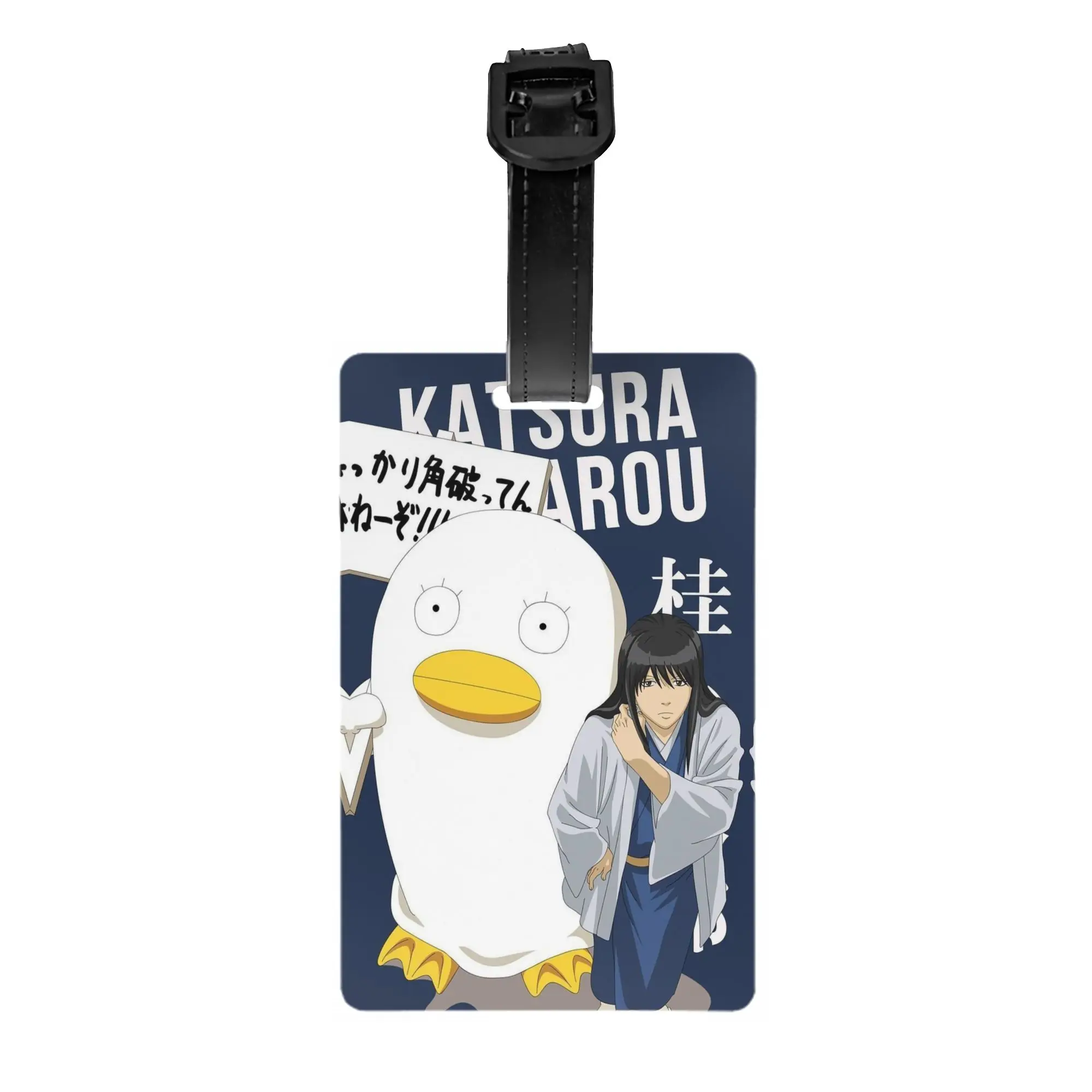 

Custom G-Gintamaes Cartoon Luggage Tag Privacy Protection Baggage Tags Travel Bag Labels Suitcase