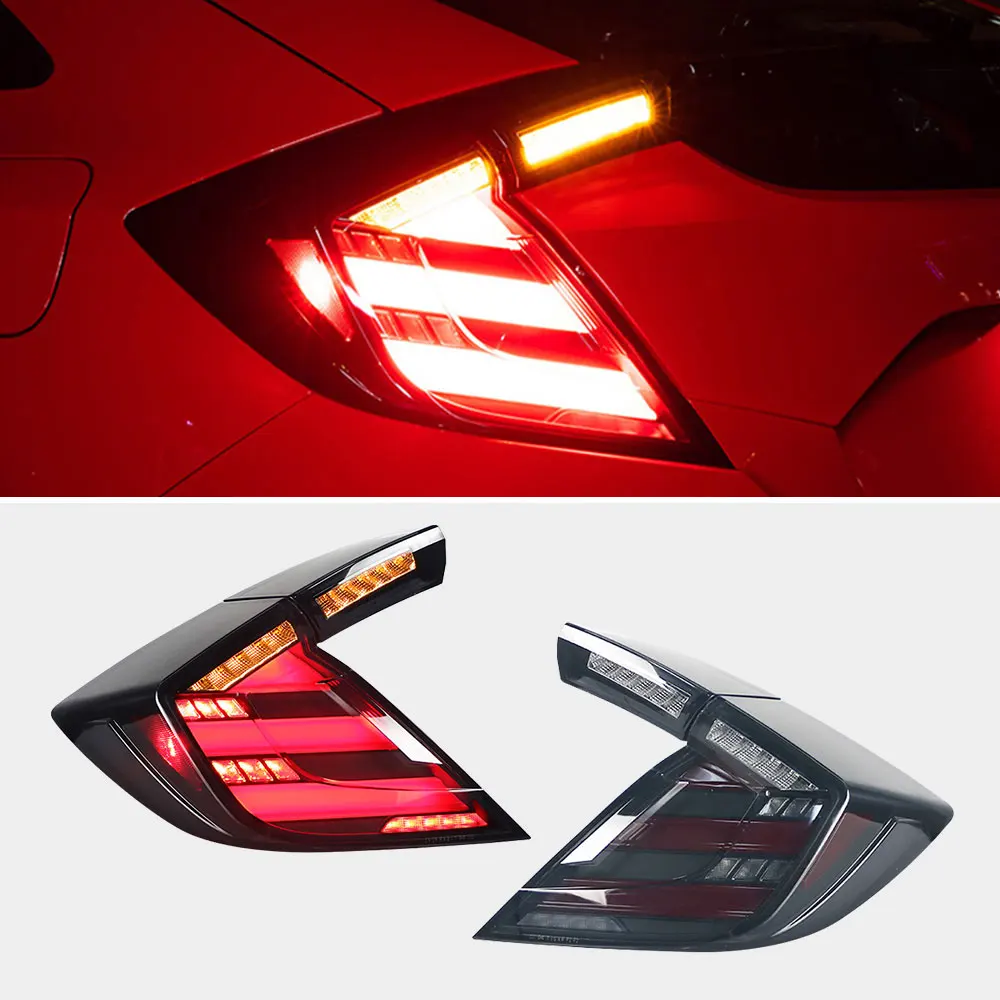 

Tail Lights For Honda Civic Hachback 2016-2020 LED DRL Modified Lamp Car Light Assembly Free Shipping