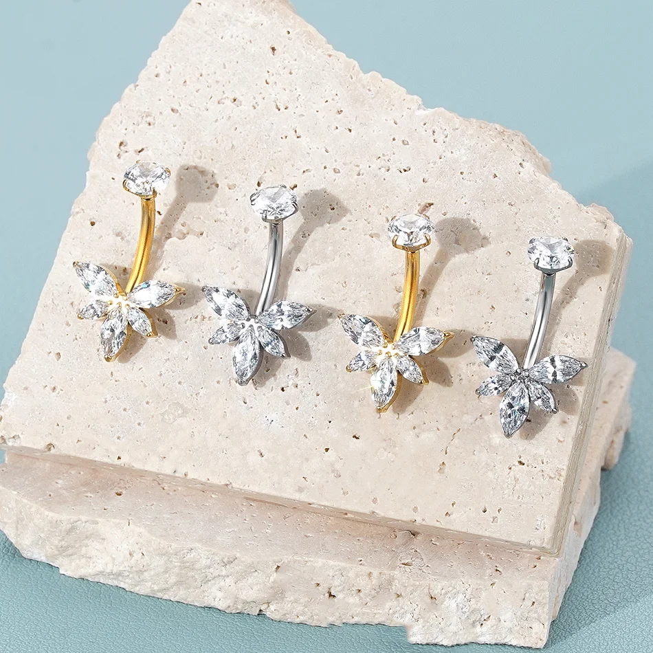 1PC Titanio Piercing all'ombel - Belly Bar Titanium recensione e prezzo