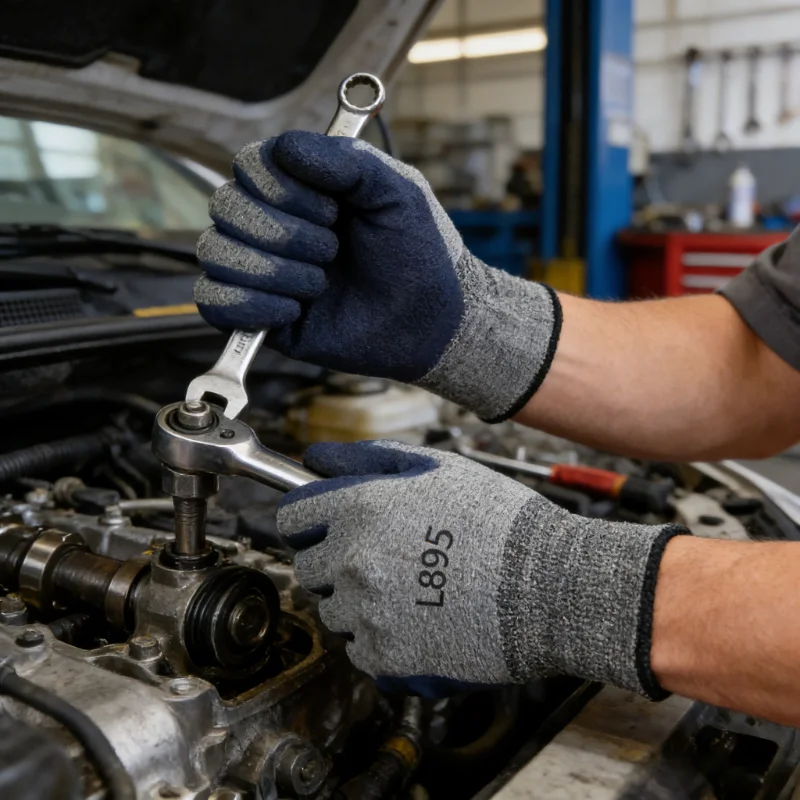 

Safety Working Gloves Household Gloves Non-slip Wear-resistant Breathable Work Garden Nitrile Gloves Protective Gloves Supplies