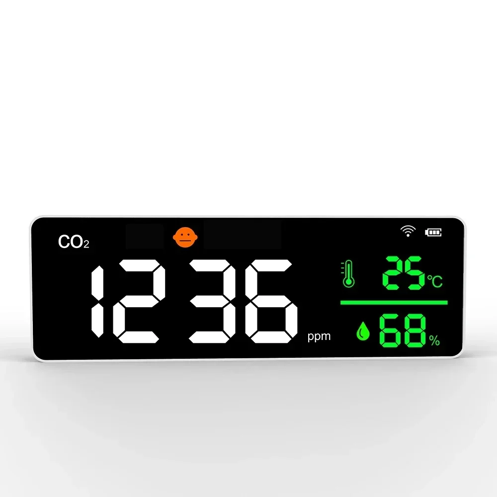 Portable Indoor Air Sensor Monitor CO2 Meter