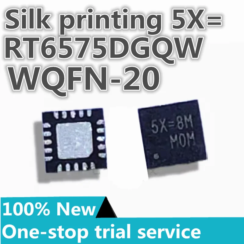 5-50pcs %New RT6575DGQW RT6575AGQW RT6575BGQW Silk screen 3F= 5X= 3G= Dual channel synchronous DC/DC step-down controller