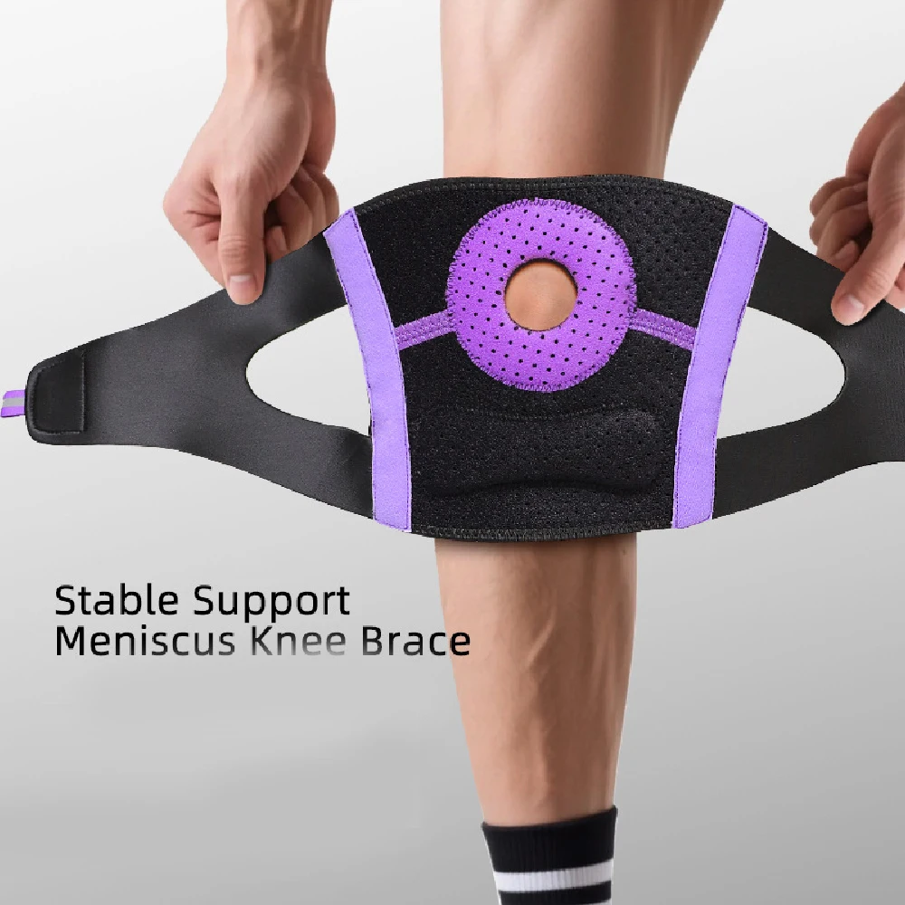 1PCS Knee Braces for Knee Pain Women Men, Patellar Tendon Support Strap, Knee Brace for Meniscus Tear Compression Sleeve