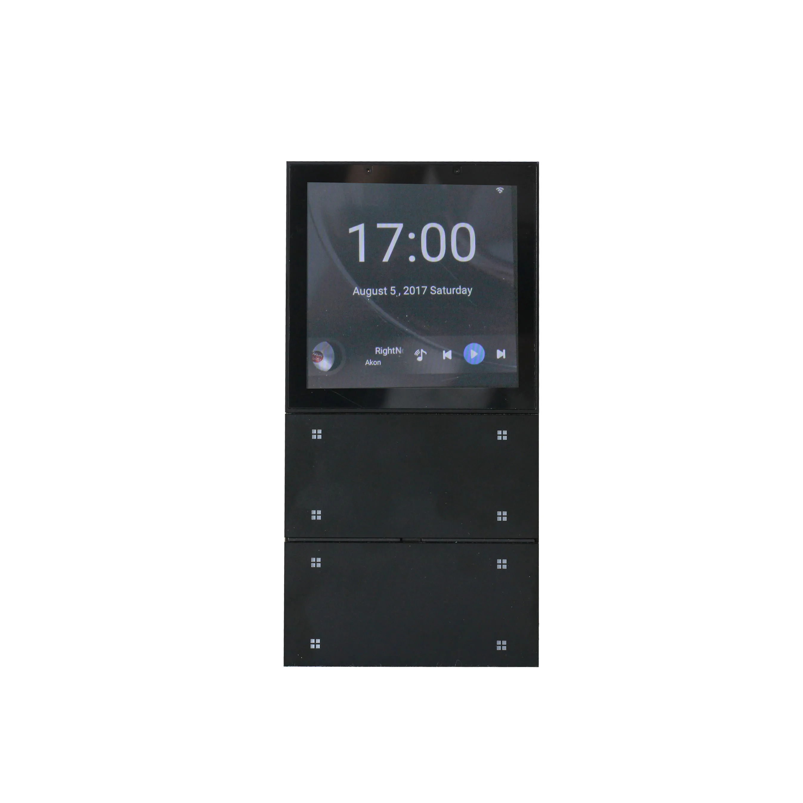 Smart Home Audio System Remote  Music Mini Bluetooth Wireless RJ45 Bluetooth Wall Amplifier with 4 Touch Screen