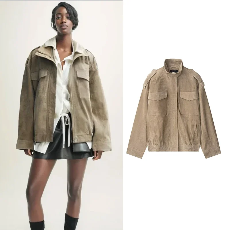 

New Women's Jackets Autumn Fashion Retro Elegant Thick Warm Loose Coats Women's Chic Street Youth Holiday Outerwear Coats