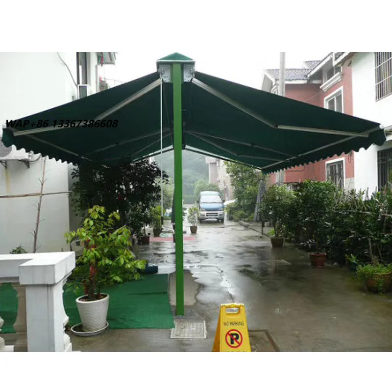 Tuoye 6x3m Large Size Practical Waterproof Parasol Window Awning Garages Canopies With Custom LOGO for Business Buildings