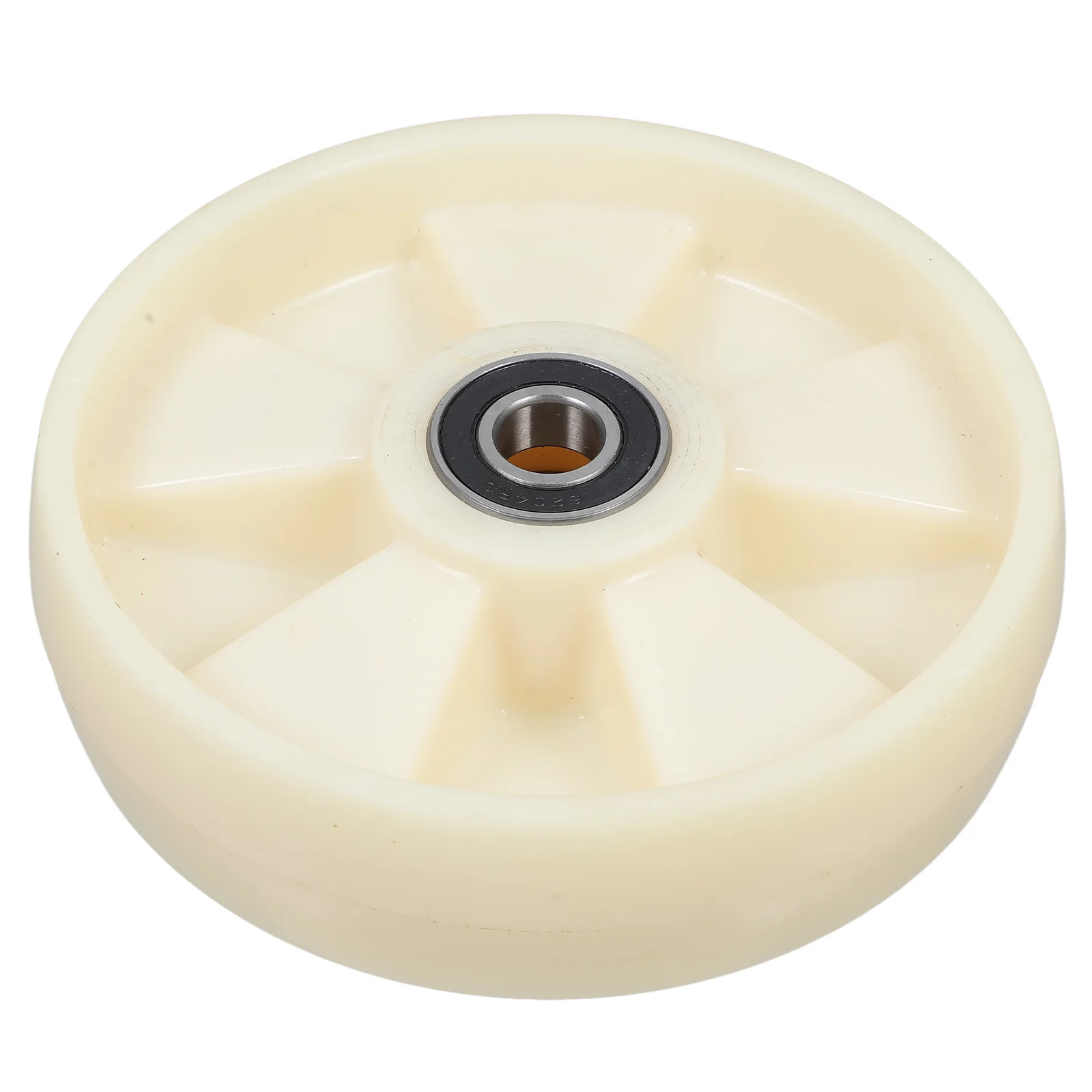 1pcs 200x50mm Caster Wheels Set Axle 47mm Nylon Ball Bearings Heavy Duty Pallet Truck Rollers Large Plate Casters Replacement - Image 6