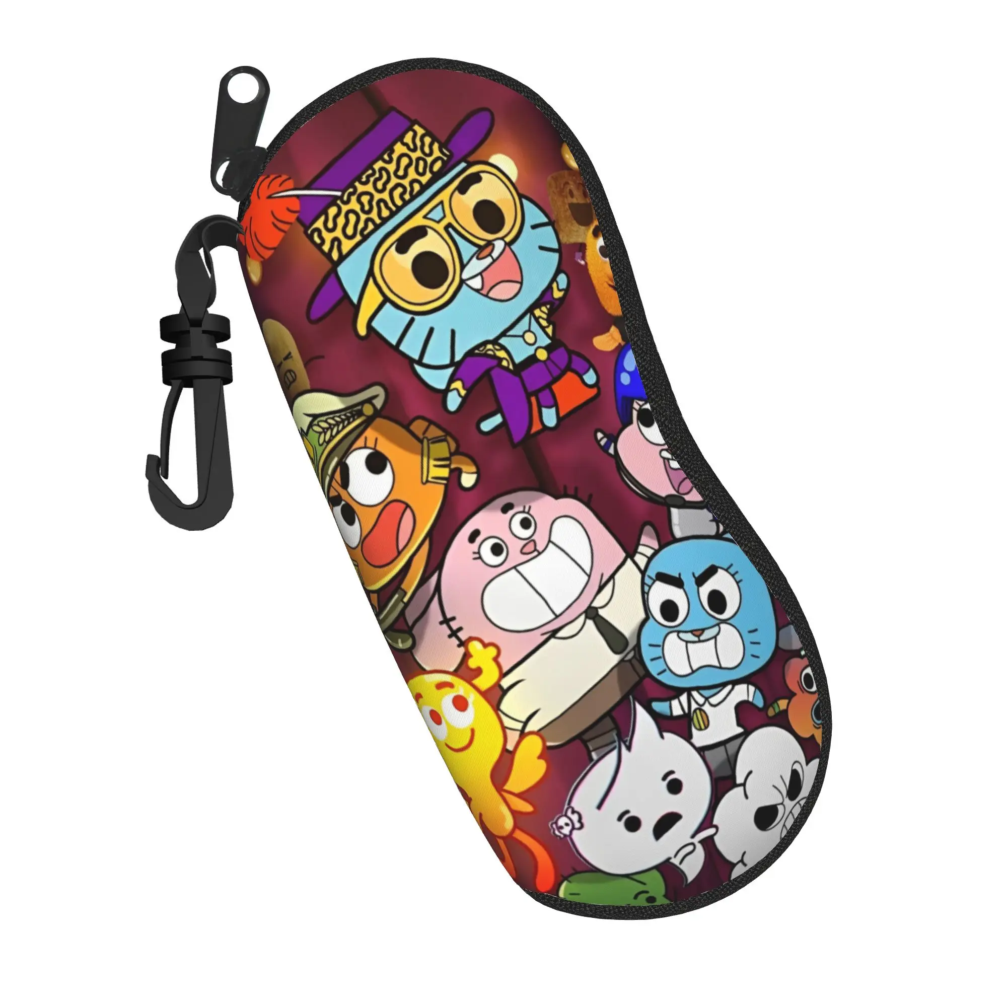 Kawaii Cartoon-Brillenetui The Amazing World of Gumballs Zubehörbox Brillenaufbewahrungsbox Cartoon-Brillenbox